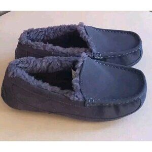 NEW UGG KIDS ASCOT SLIPPERS GREY SZ 4 US
